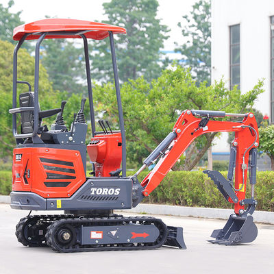 Multipurpose 1.2 T Excavator Excavator taman kecil 2870*930*2030mm Dimensi