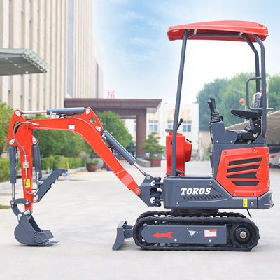 Excavator Hidraulik Mini hemat energi dengan lebar sasis 930mm