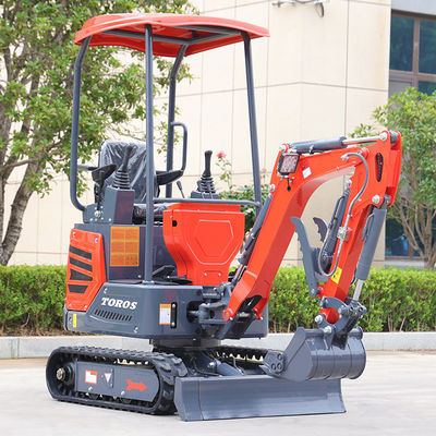 Kinerja Tinggi 1.2 Ton Mini Digger Excavator Crawler Kecil hemat energi