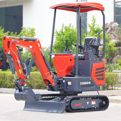 Ekskavator Perayap Kecil Hidraulik Komersial 1,2 Ton 20hp