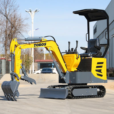 Multifungsi Toros Mini Excavator 1 Ton Micro Digger Dengan Mesin Koop
