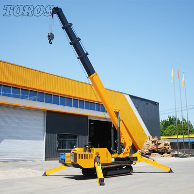 16.8m Narrow Space Spider Peralatan berat Umur panjang Mudah dioperasikan