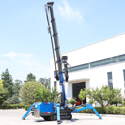 Crane Laba-laba Kecil yang dapat disesuaikan 3t Mini Crawler Crane 16,8m Span