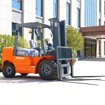 Ban padat 2,5-3,5 Ton Diesel Forklift Truk Forklift Tugas Berat Untuk Gudang