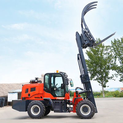 Forklift outdoor kecil berkinerja tinggi dengan tipe kabin tertutup