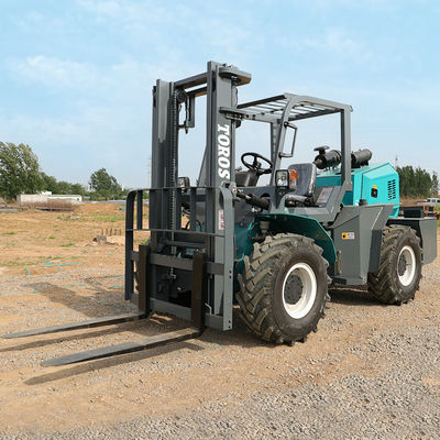 Forklift outdoor kecil berkinerja tinggi dengan tipe kabin tertutup