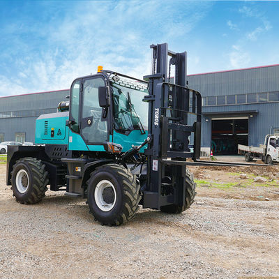 EPA 5 Ton Forklift Berada di Tanah Berada 4wd