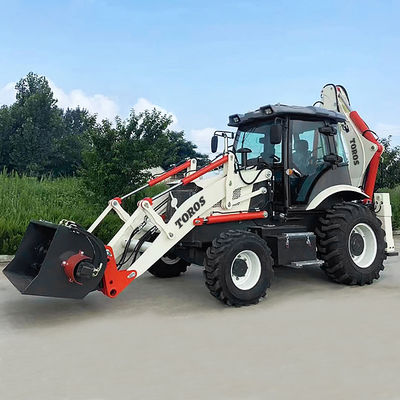 Kuat semua dalam satu Backhoe Excavator Loader Dengan 1m3 Ember Kapasitas