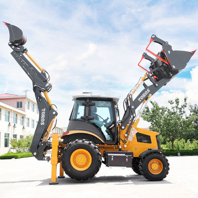 2500kg Wheel Loader Backhoe Big Backhoe Loader Fungsi Berbagai