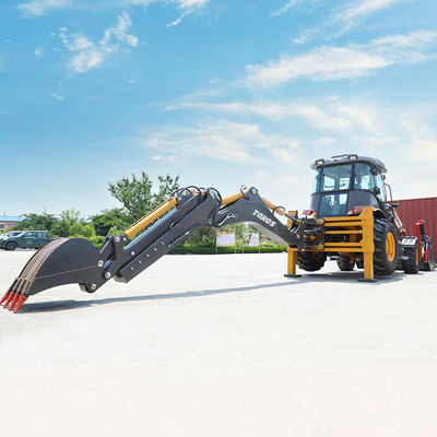 EURO 5 Multipurpose Small Backhoe Loader Machine Dengan Wheel Base 2200mm