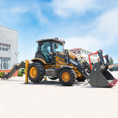 Backhoe Loader Depan Berkinerja Tinggi Penggali Backhoe Loader Untuk Pembongkaran