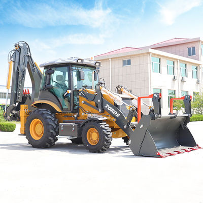 2500kg Wheel Loader Backhoe Big Backhoe Loader Fungsi Berbagai