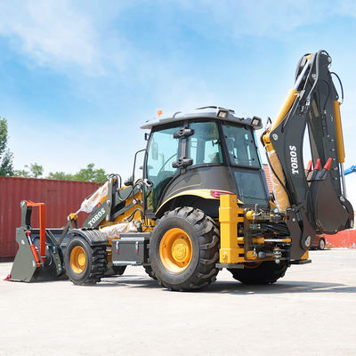 2500kg Wheel Loader Backhoe Big Backhoe Loader Fungsi Berbagai