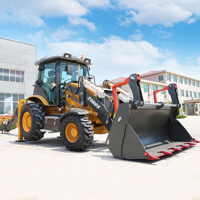 0.3m3 Bucket Excavator Backhoe Loader Peralatan Kekuatan tinggi