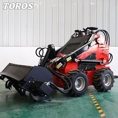 OEM hemat energi kecil berdiri pada peralatan Skid Steer 2-4Mph Kecepatan perjalanan