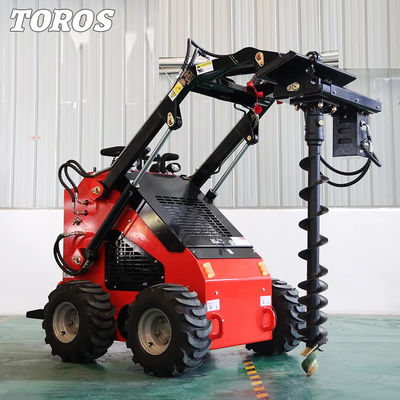 Skid Steer Peternakan Berskala Kecil Kompak Skidsteer Loader 1000Lbs-1500Lbs