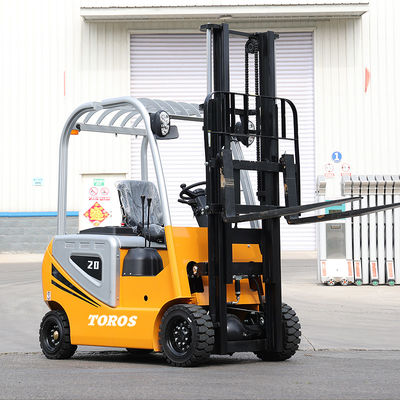 CE 4-6m Tinggi Angkat 2 Ton Truk Forklift Listrik Operasi yang dapat diandalkan