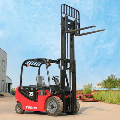 100-200Ah Baterai dioperasikan Forklift Truk Listrik counterbalance Forklift