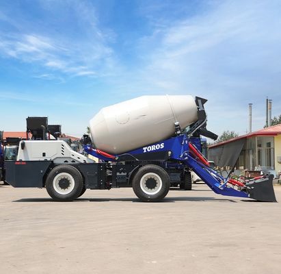 4×2 Mesin Pengaduk Beton Truk Siap Campur Truk Beton Untuk Situs Konstruksi