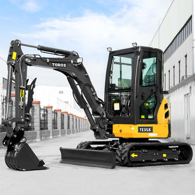 Kompak Terpercaya TE-35s Mini Hydraulic Excavator Dengan Kapasitas Ember 0,09m3