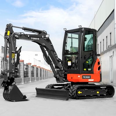 3.5 Ton Mini Hydraulic Excavator Max Penggalian Radius 4845mm Max Penggalian kedalaman 2880mm
