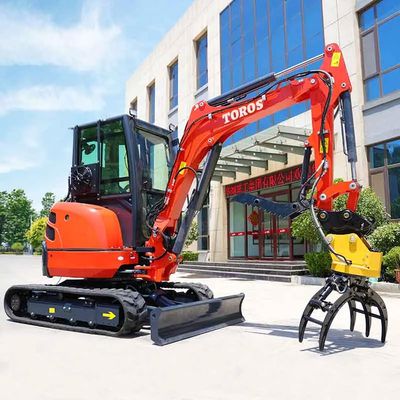 Kompak Terpercaya TE-35s Mini Hydraulic Excavator Dengan Kapasitas Ember 0,09m3
