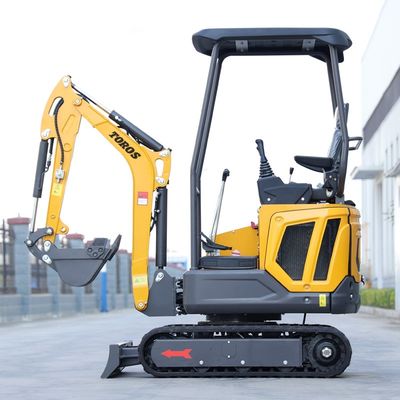 920mm Track Center Distance Mini Crawler Excavator Untuk Proyek Konstruksi