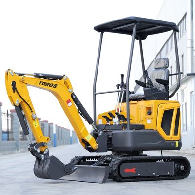 1.2 Ton Hydraulic Mini Crawler Excavator Transportasi Jalur Pusat Jarak 920mm