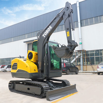 Multipurpose Mini Excavator 4 Ton Taman Peternakan Mini Digger pemasok Untuk tempat sempit
