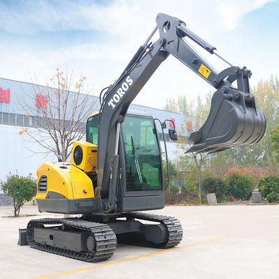 4000kg Mesin Mini Excavator 300mm Lebar Jalur Max Penggalian Radius 4730mm