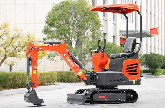 Mini excavator 1200kg berat operasi, mesin Kubota