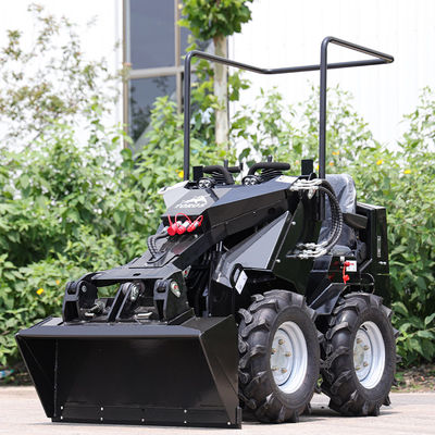 Mini Skid Steer Loader Disetujui EPA Loader Crawler Kecil Bertenaga Diesel Pilihan warna ganda