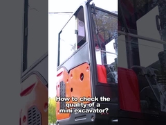 Teknik Kota 2.5 Ton Mini Excavator 24.5kw Micro Mini Digger Dengan Cab