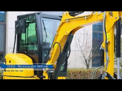 Toros 3,5 Ton Mini Digger Minibagger Peralatan Penggalian Kompak