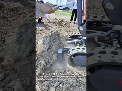 Pekerjaan Kota 1,2 Ton 0,8 Ton Mini Excavator Mesin Daya Tinggi