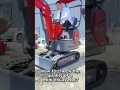 1200kg Kabin tertutup Diesel Kompak Mini Digger 30° Max Gradeability