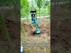 19KW Toros Mini Excavator Hidraulik 1,5 Ton Mini Digger Penggunaan Rumah